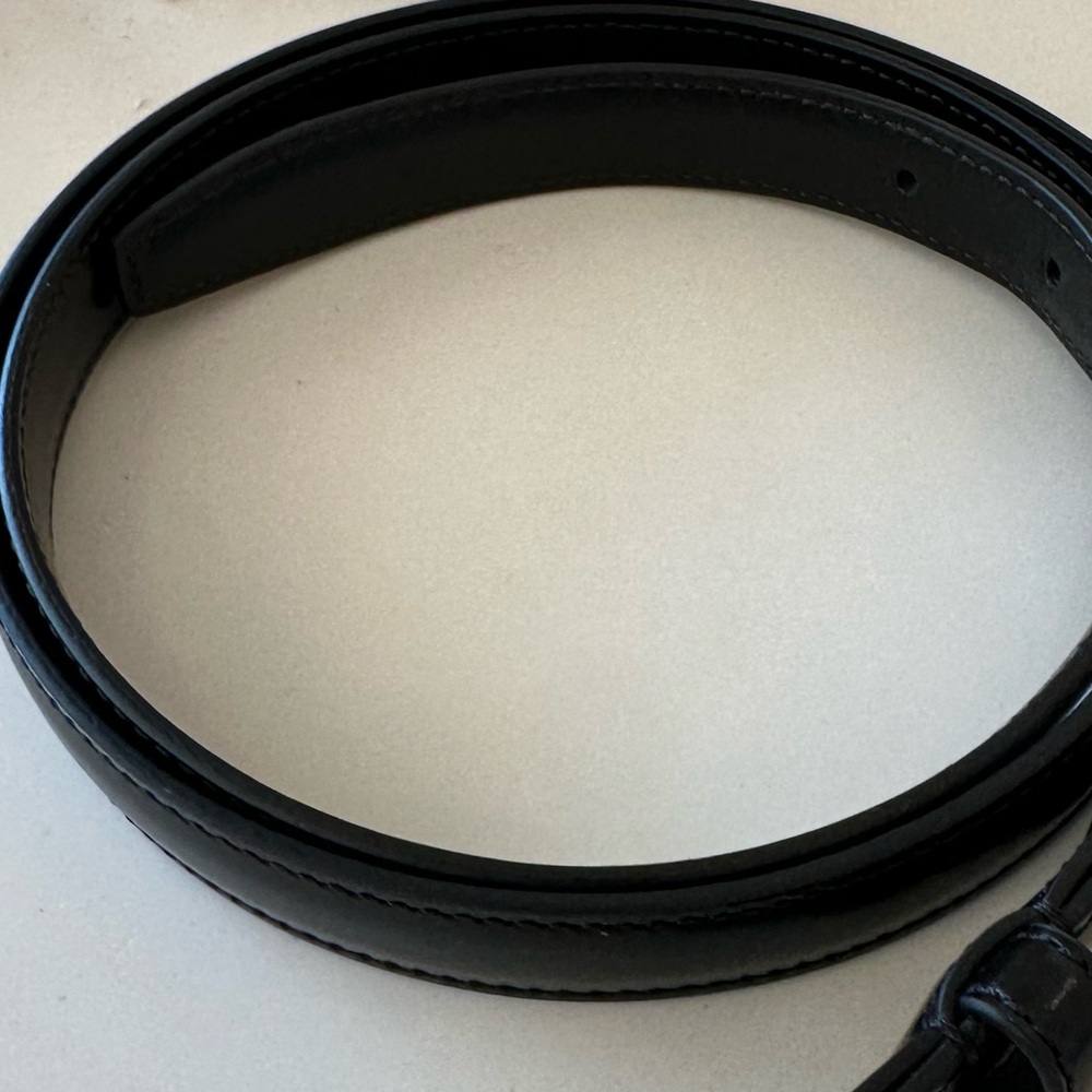 CELINE SMALL TRIOMPHE BELT IN TAURILLON LEATHER - Picture 13 of 13